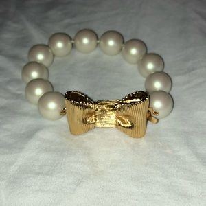 Kate Spade Pearl Bow Bracelet